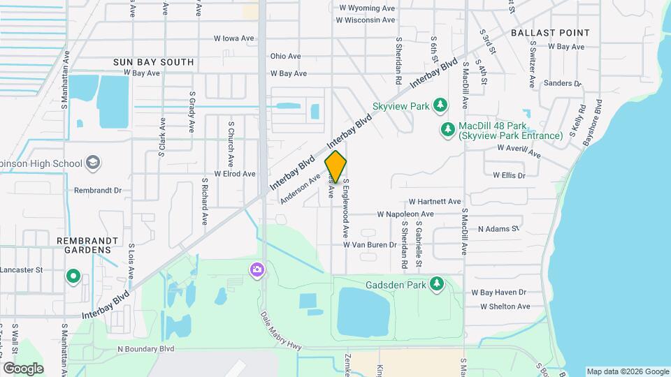 6510 S Himes Ave Map and Location Details