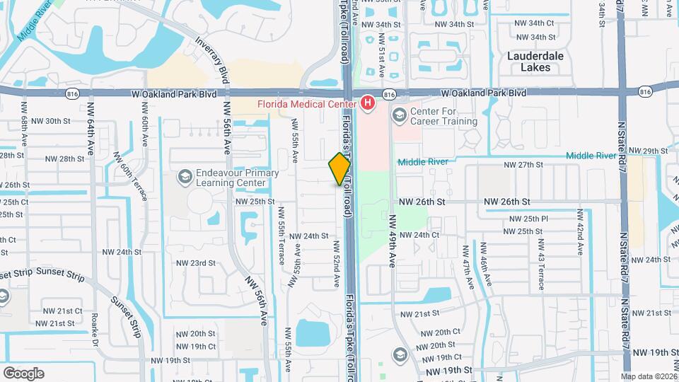 2552 NW 52nd Ave, Unit B19 Mapa y Detalles de la Ubicación