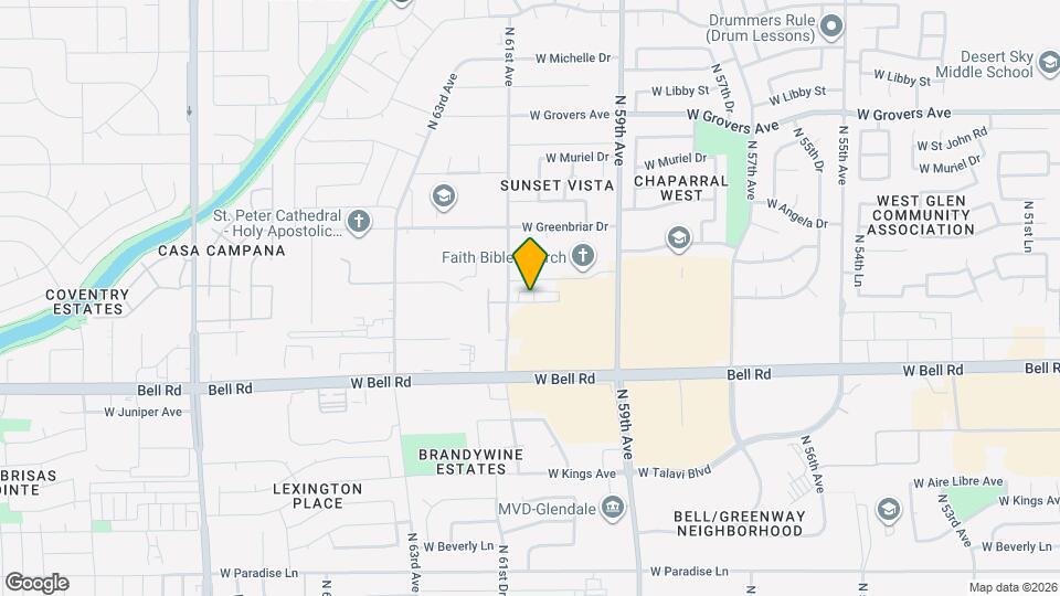 6036 W Camino San Xavier Map and Location Details
