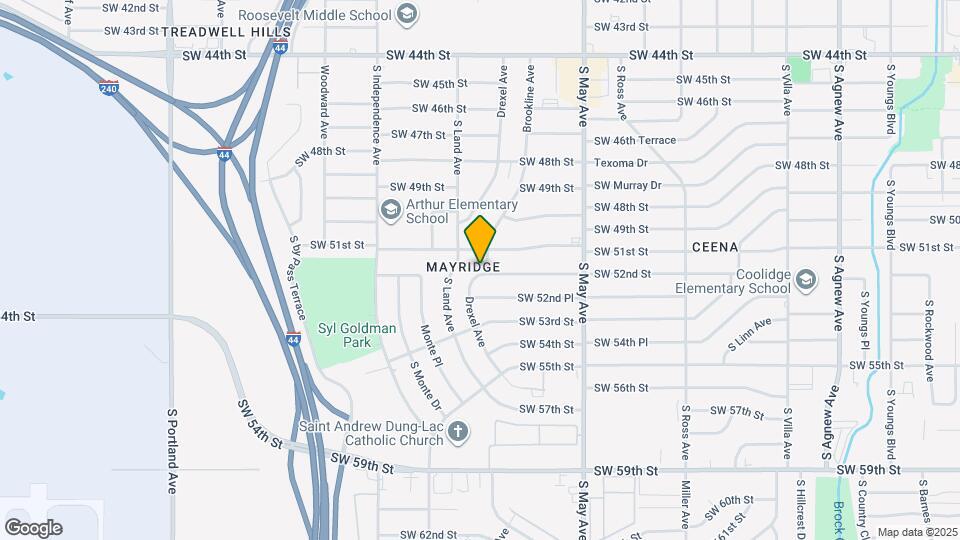 5305 Drexel Ave Map and Location Details