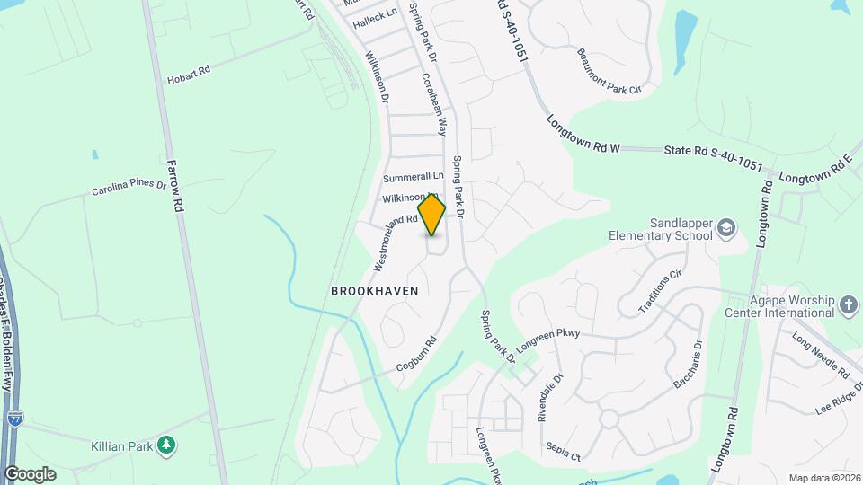 421 Robins Egg Dr Map and Location Details