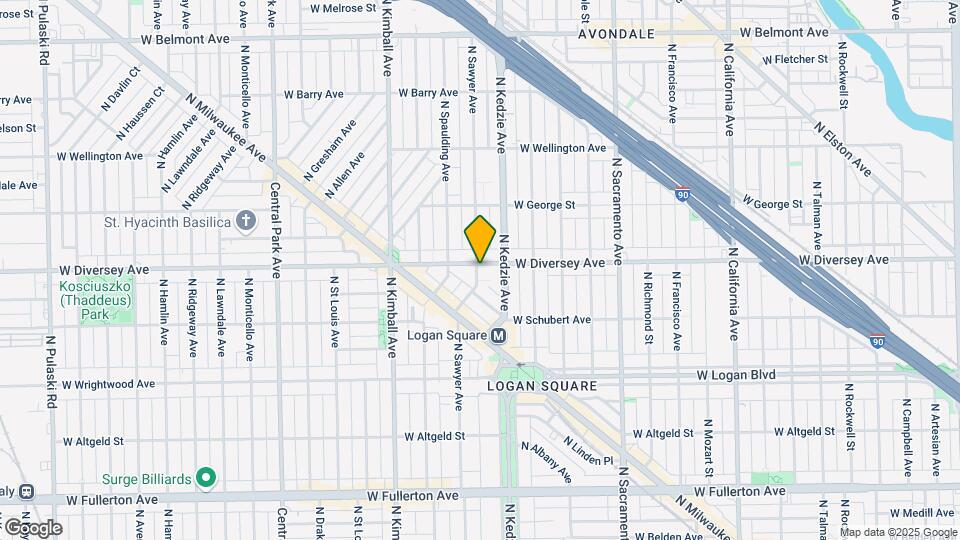 2761 N Sawyer Ave Map and Location Details