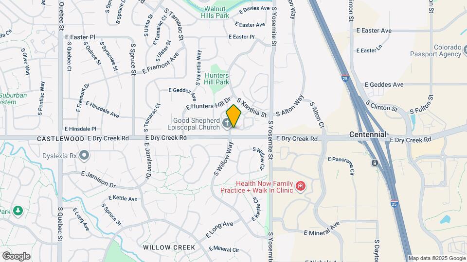 8601 E Dry Creek Rd Map and Location Details