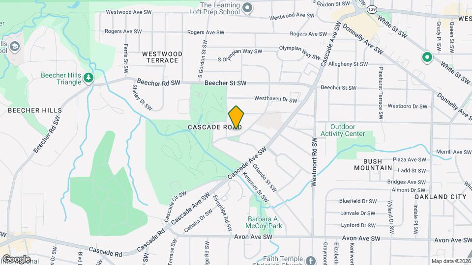 1723 S Alvarado Terrace SW Mapa y Detalles de la Ubicación