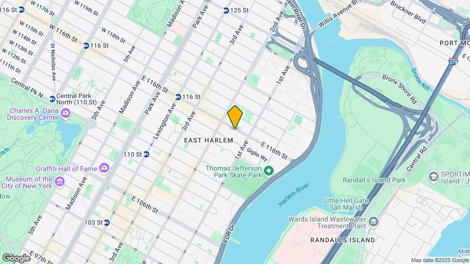 322-324 E 116th St Mapa y Detalles de la Ubicación