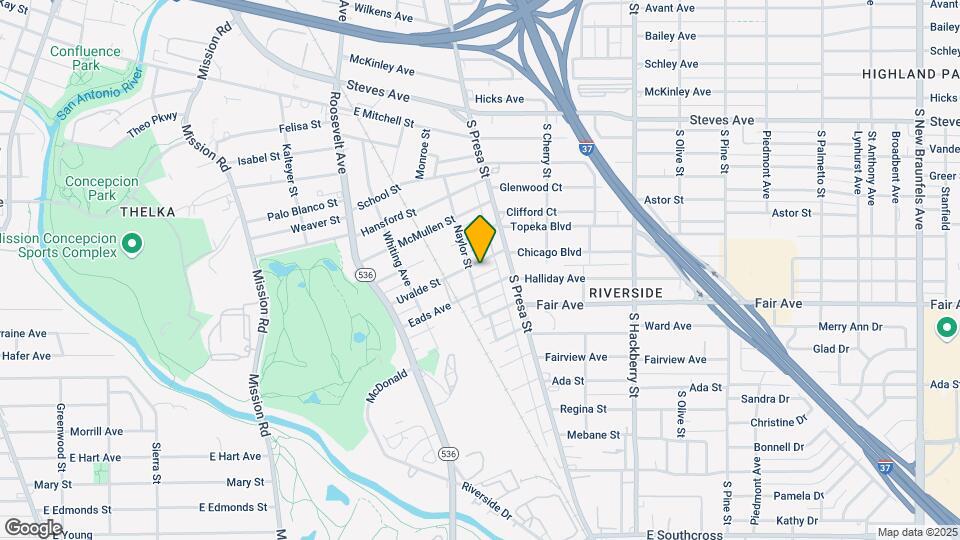 126 Uvalde St, Unit 102 Map and Location Details
