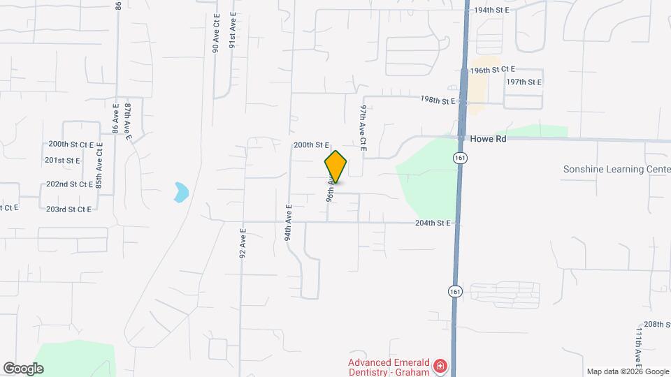 9601 203rd St E Map and Location Details