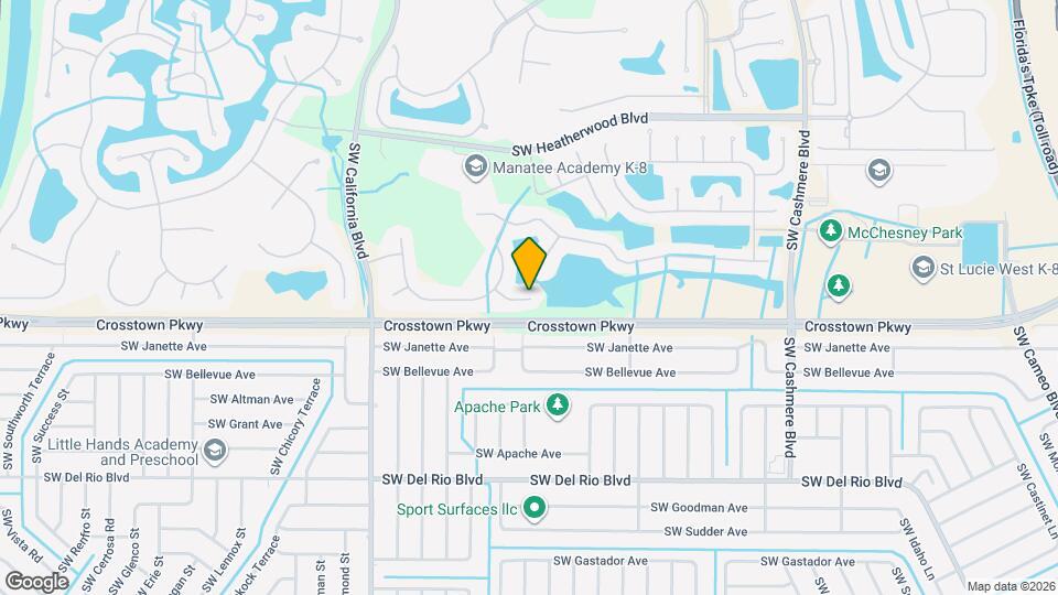 854 SW St Tropez Ct Map and Location Details