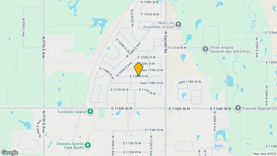 11010 E 118th Ct N Map and Location Details