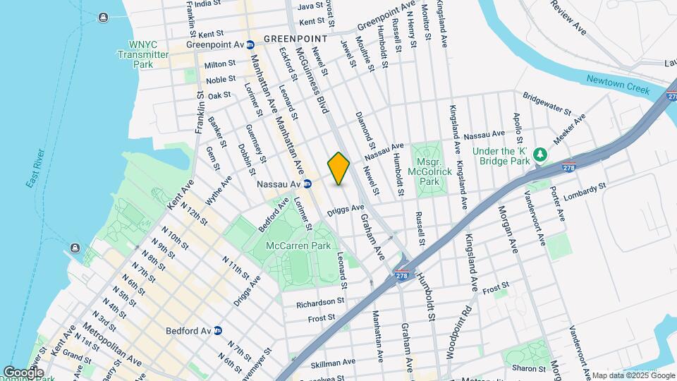 115 Eckford St Map and Location Details