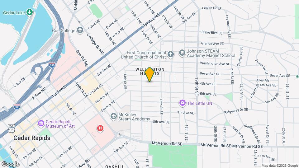 1527 4th Ave SE Mapa y Detalles de la Ubicación