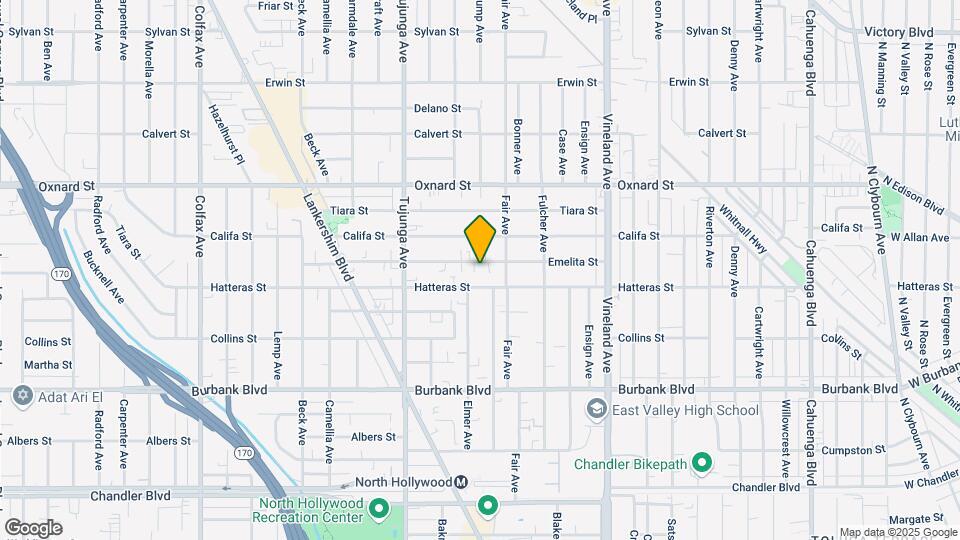 11234 Emelita St Map and Location Details