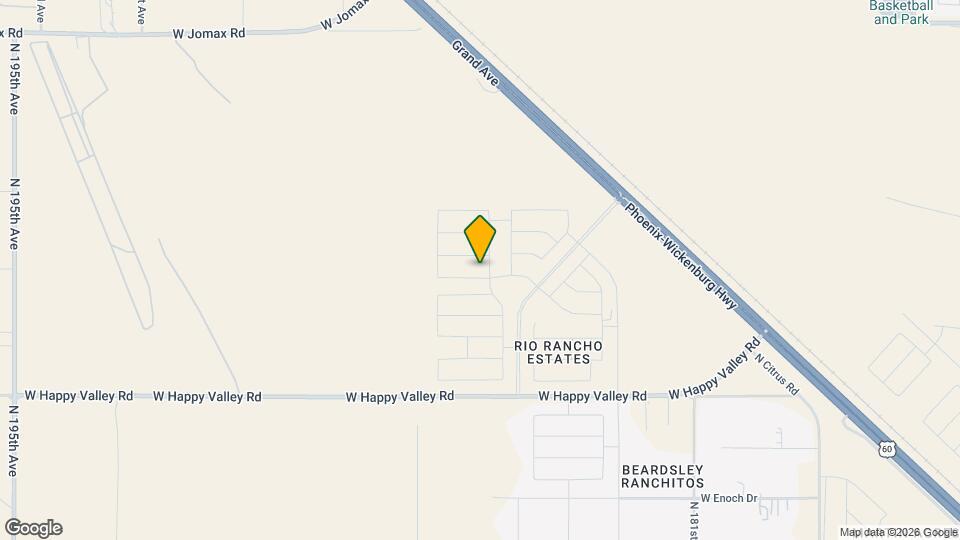 18570 W Swayback Pass Map and Location Details