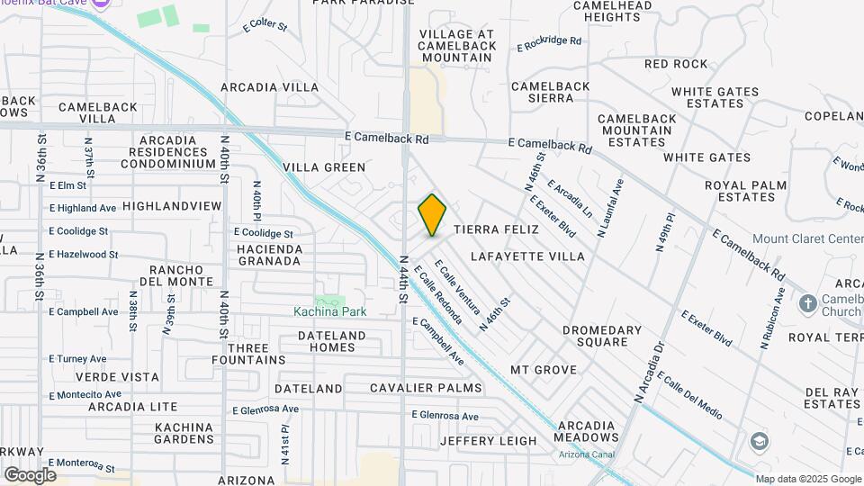 4628 N Avenida Del Puente Map and Location Details