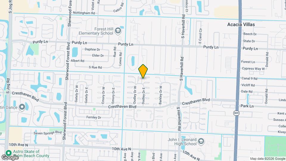 2556 Dudley Dr E Map and Location Details