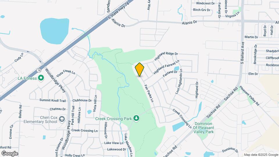 1920 Fair Parke Ln Map and Location Details
