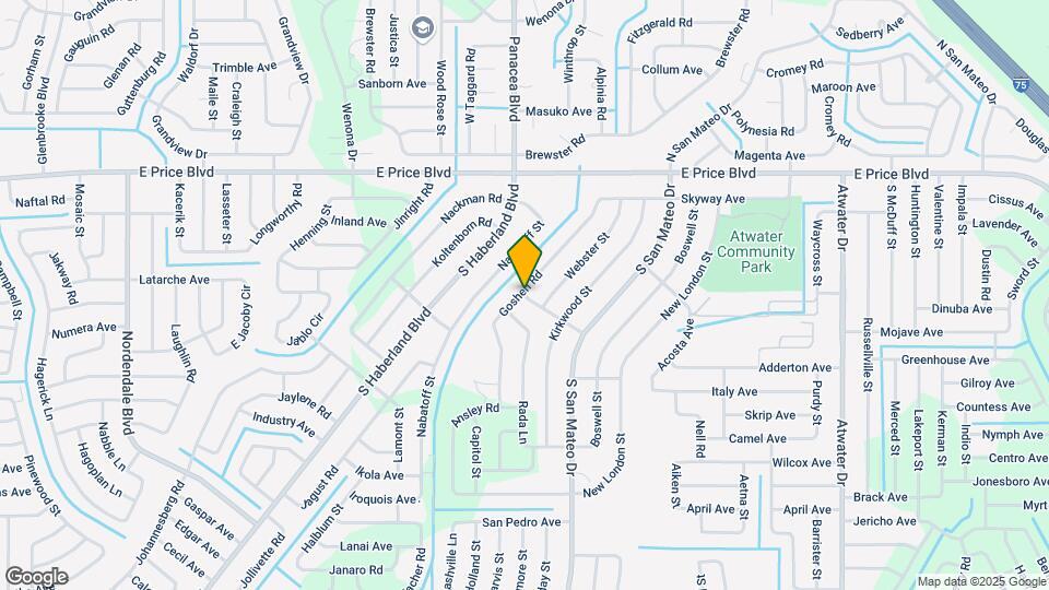 3703 Renick Ln Map and Location Details