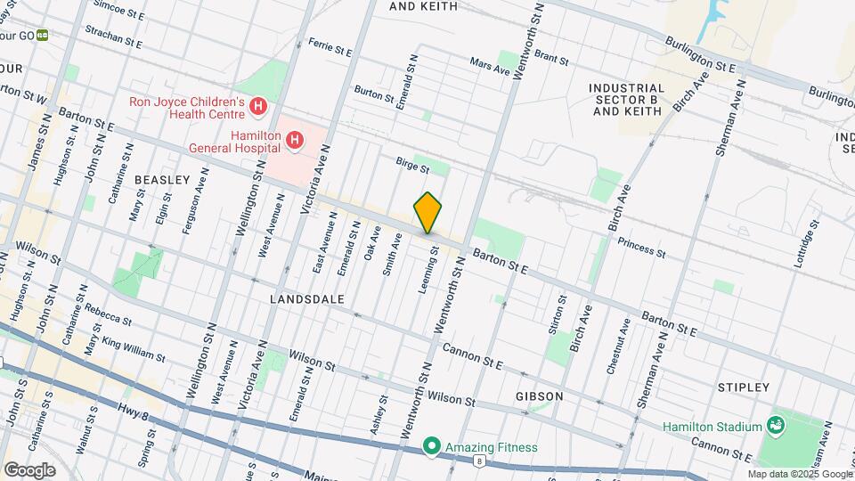410 Barton St E Map and Location Details