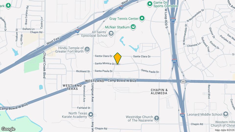 9625 Santa Monica Dr Map and Location Details