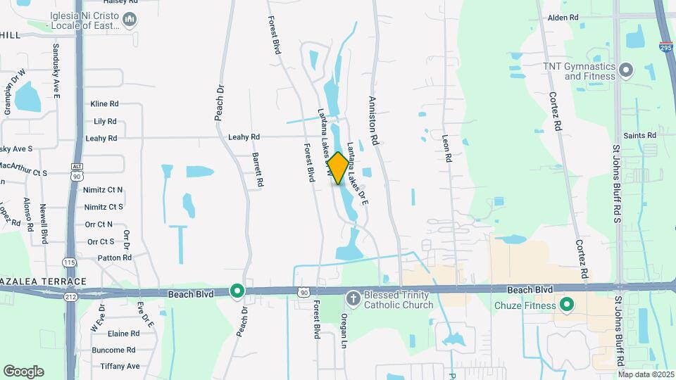 2919 Lantana Lakes Dr W Map and Location Details