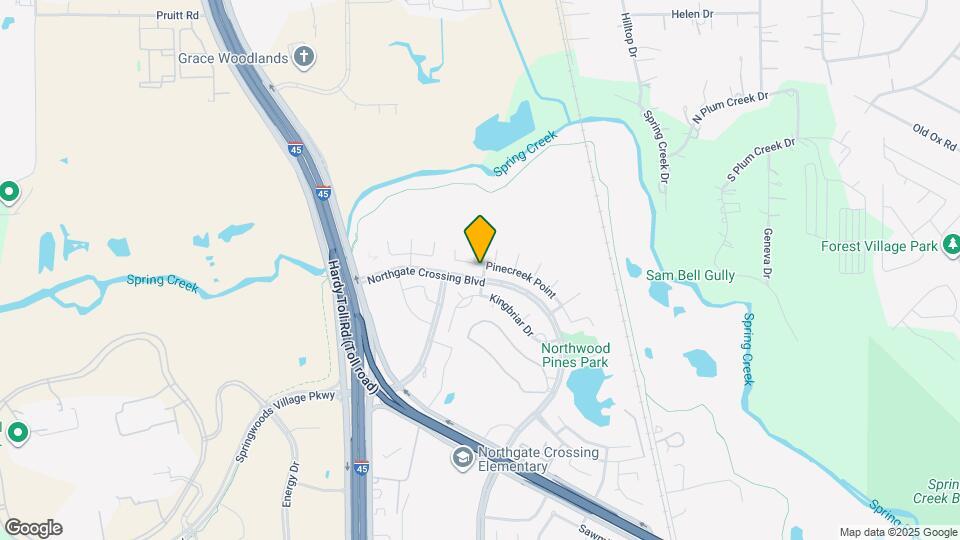 24203 Pinecreek Point Map and Location Details