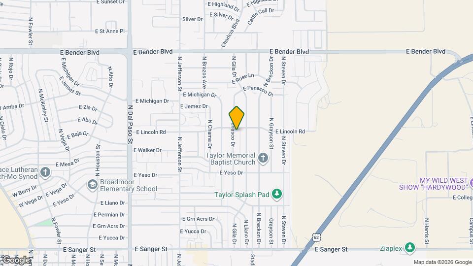 1736 N Penasco Dr Map and Location Details