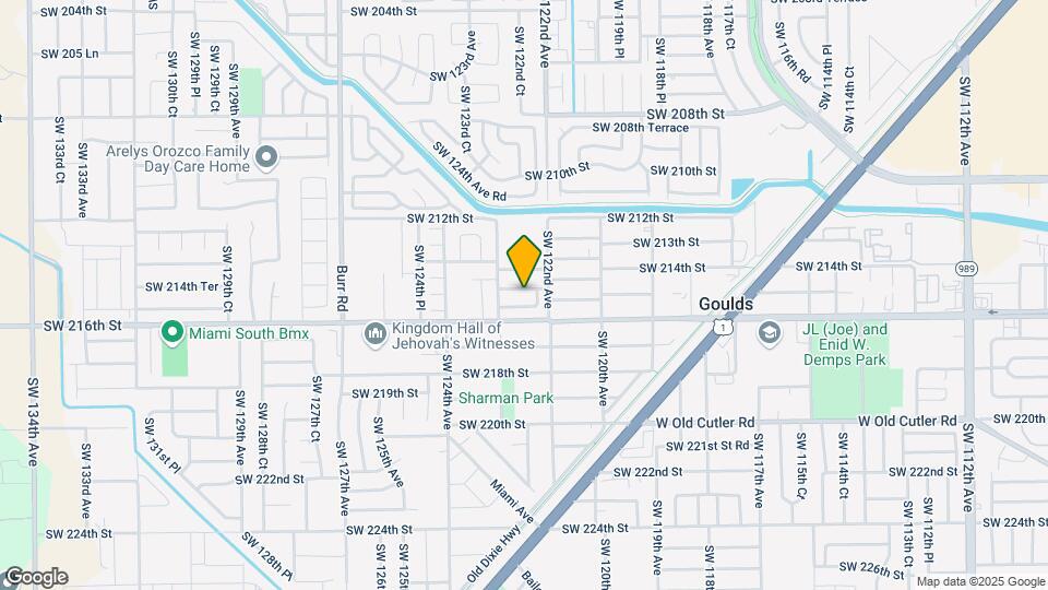 12225 SW 215th Terrace Map and Location Details