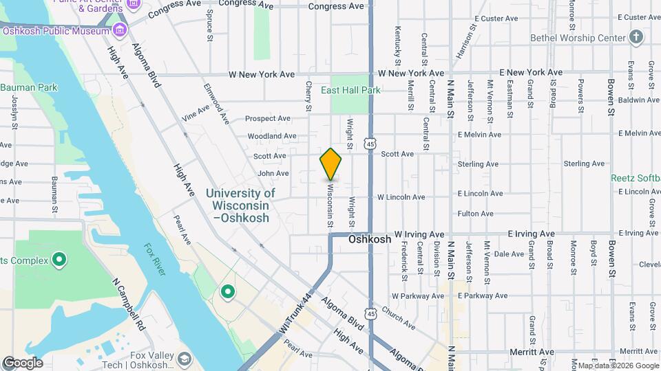 825 Wisconsin St Map and Location Details