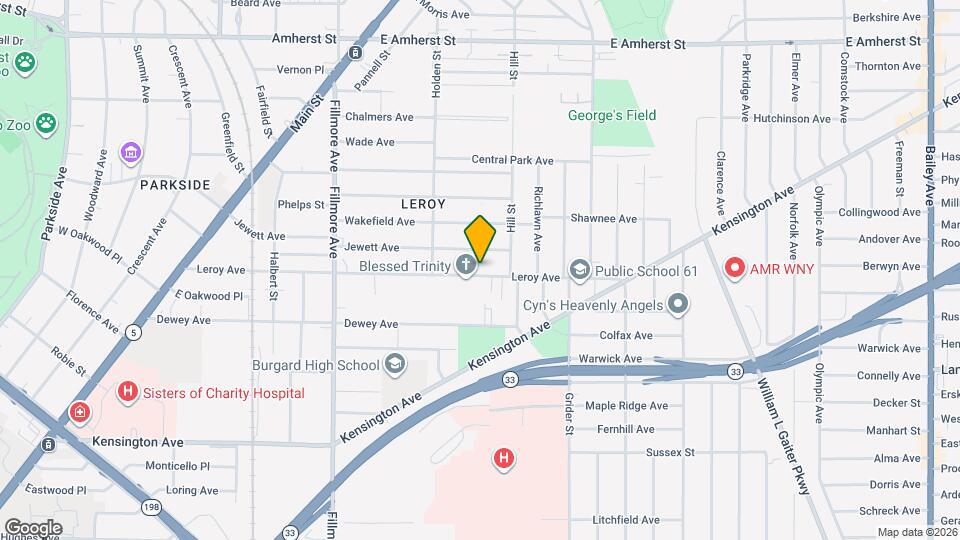 340 Leroy Ave Mapa y Detalles de la Ubicación