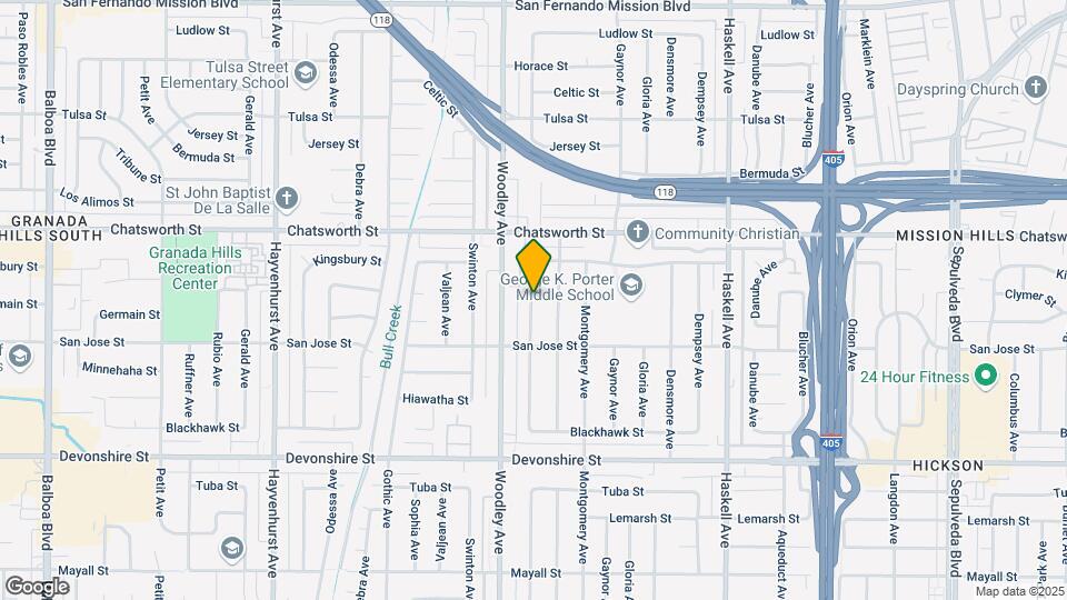 10550 Collett Ave Map and Location Details