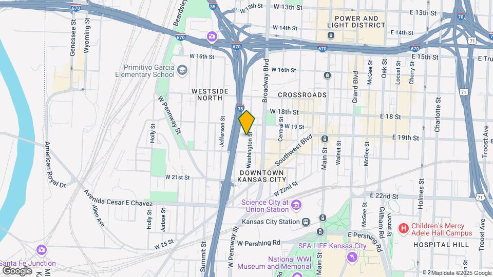 1820 Washington St Map and Location Details
