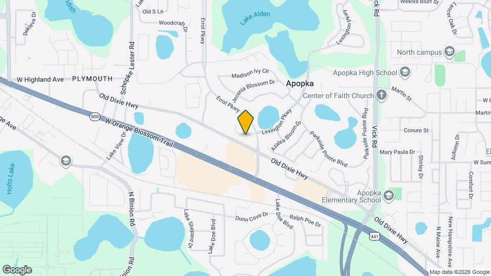 1419 Lawson Palm Ct Map and Location Details