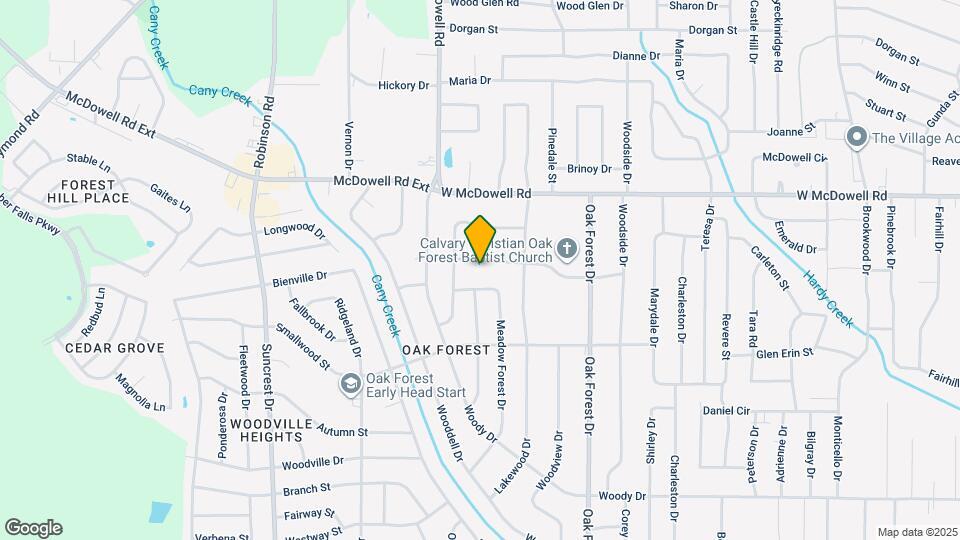 1641 Woodburn St Map and Location Details