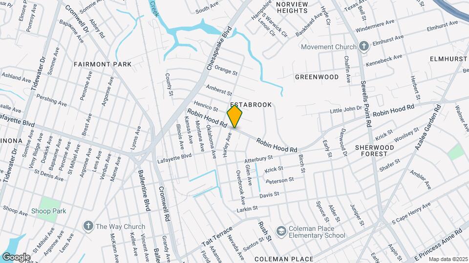 3727 Robin Hood Rd Map and Location Details