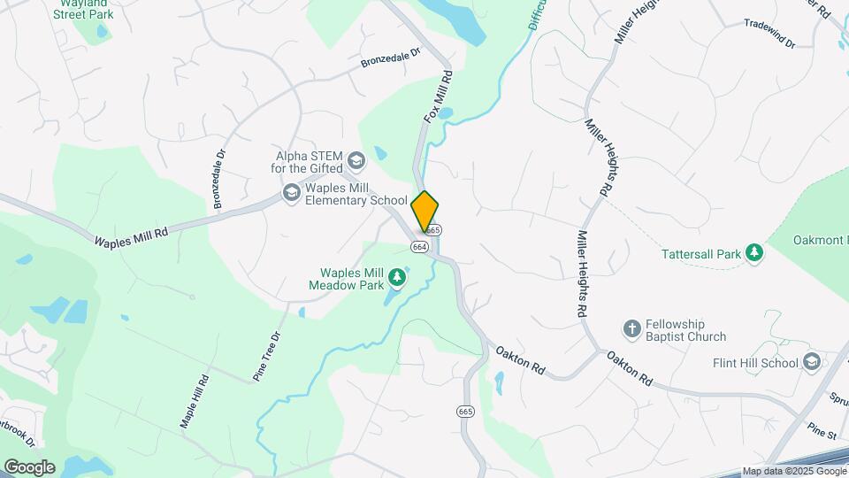 3416 Fox Mill Rd Map and Location Details