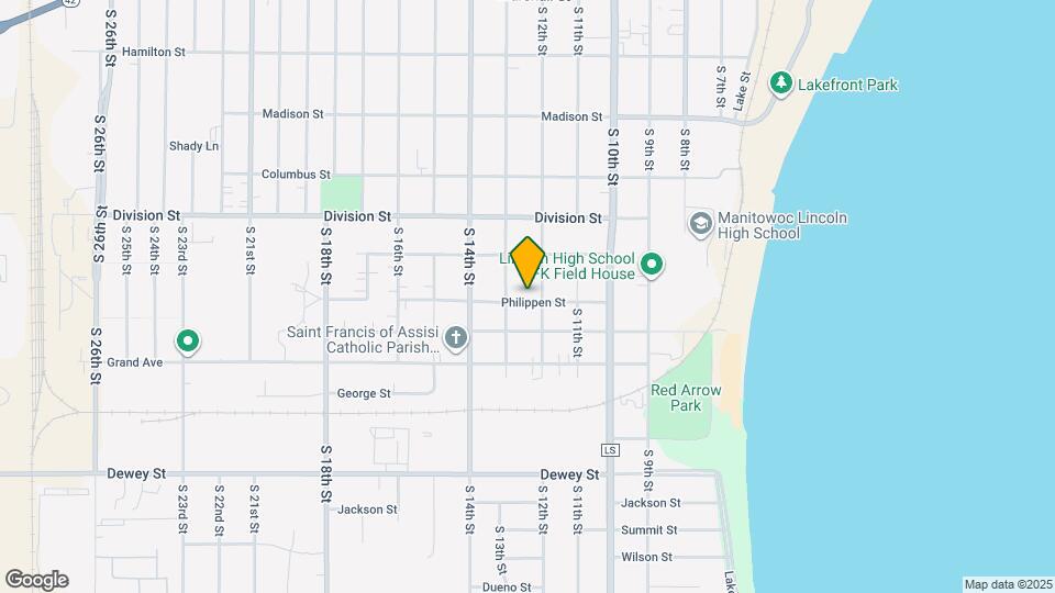 1210 Philippen St Map and Location Details