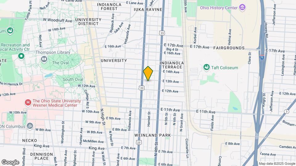 259 E 13th Ave Mapa y Detalles de la Ubicación