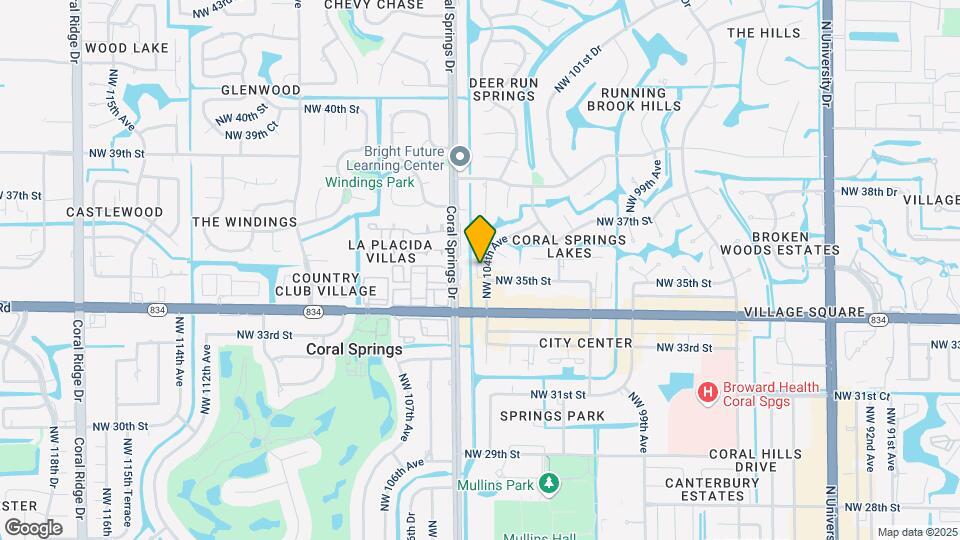 3550 NW 104th Ave Map and Location Details