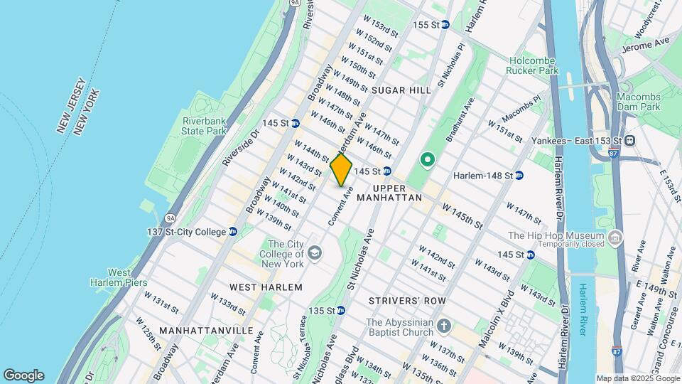 310 Convent Ave Mapa y Detalles de la Ubicación