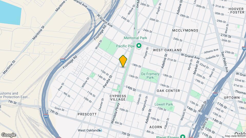 1421 17th St Map and Location Details