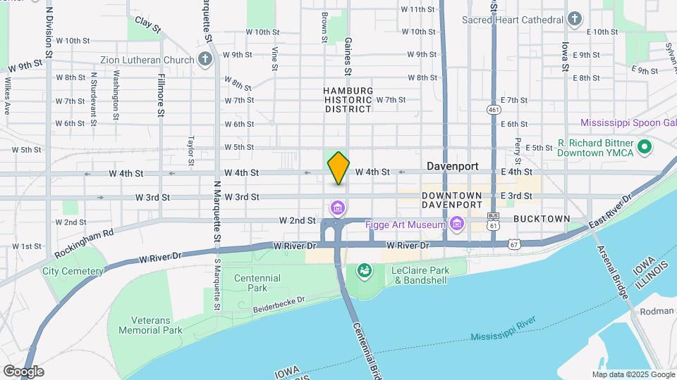 710 W 3rd St Map and Location Details