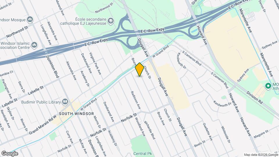 3039 Bruce Ave Map and Location Details