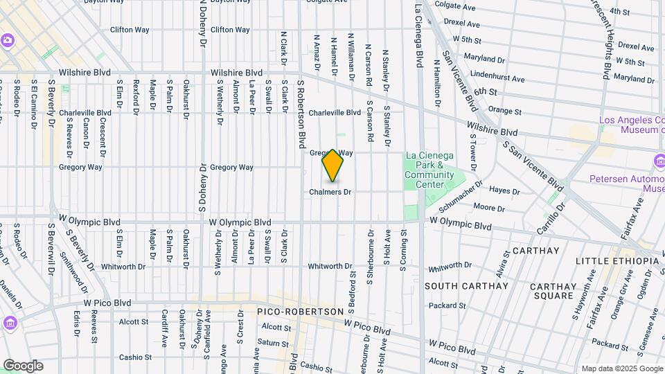 859 S Shenandoah St Mapa y Detalles de la Ubicación
