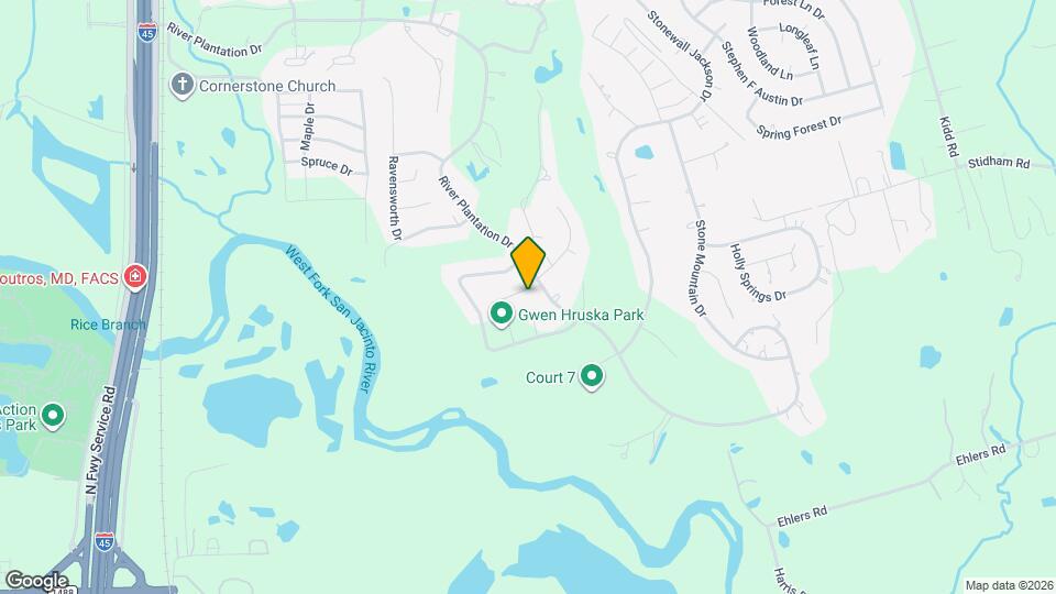 550 Roanoke Dr Map and Location Details