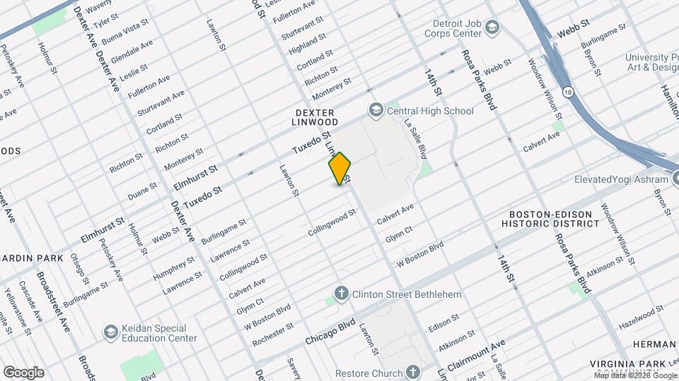 2634 Lawrence St Map and Location Details