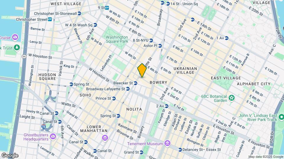25 Bond St Mapa y Detalles de la Ubicación
