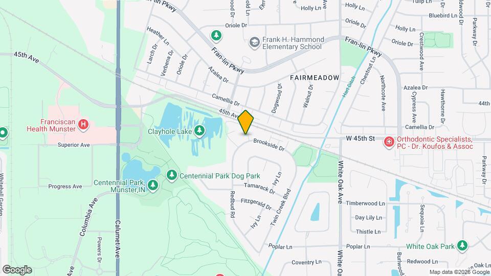 1243 Brookside Dr, Unit Apt 2E Mapa y Detalles de la Ubicación