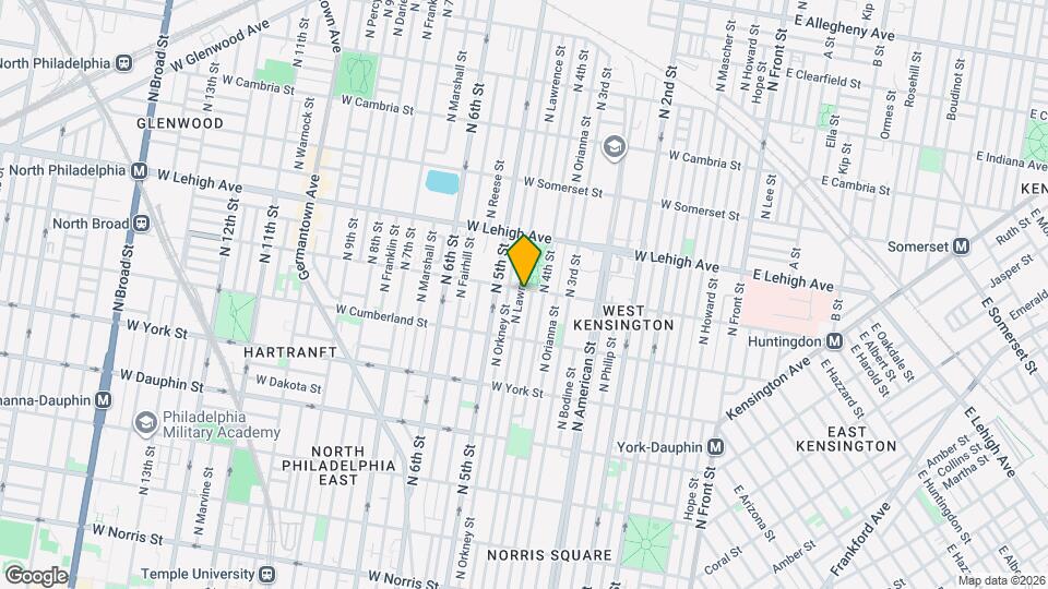 422 W Huntingdon St Map and Location Details