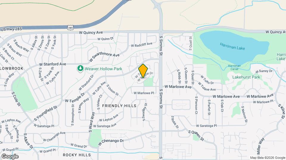4673 S Swadley Way Map and Location Details