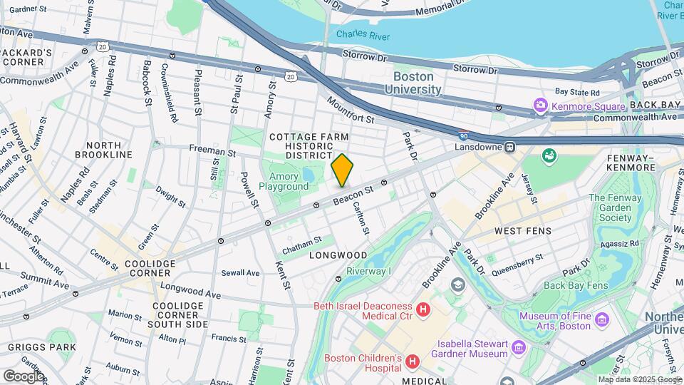 1066 Beacon St Map and Location Details